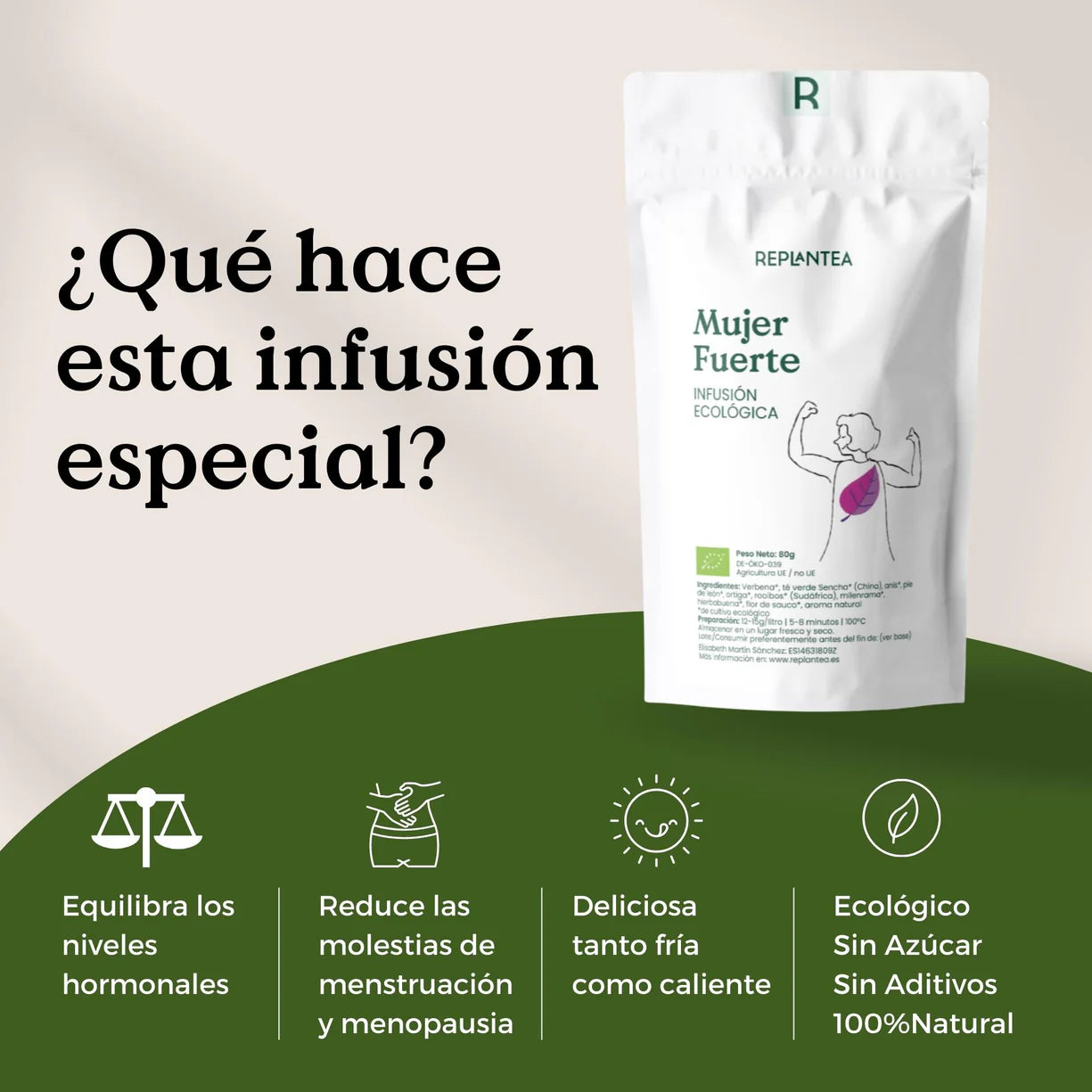 Infusión Mujer Fuerte Ecológica 80g