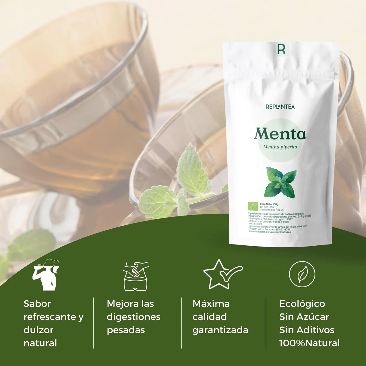 Infusión de Menta Ecológica 100g