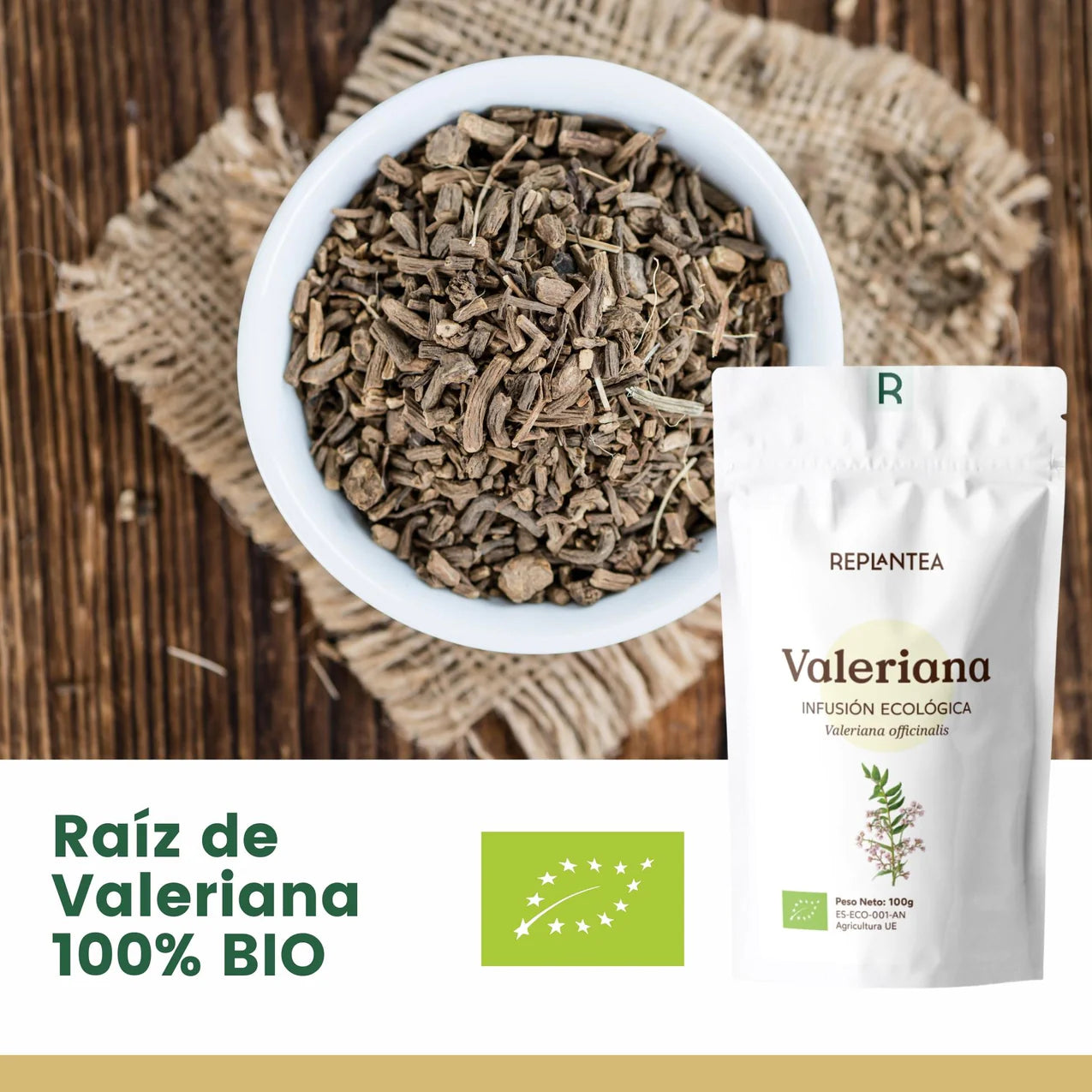Infusión de Raíz de Valeriana Ecológica 100g
