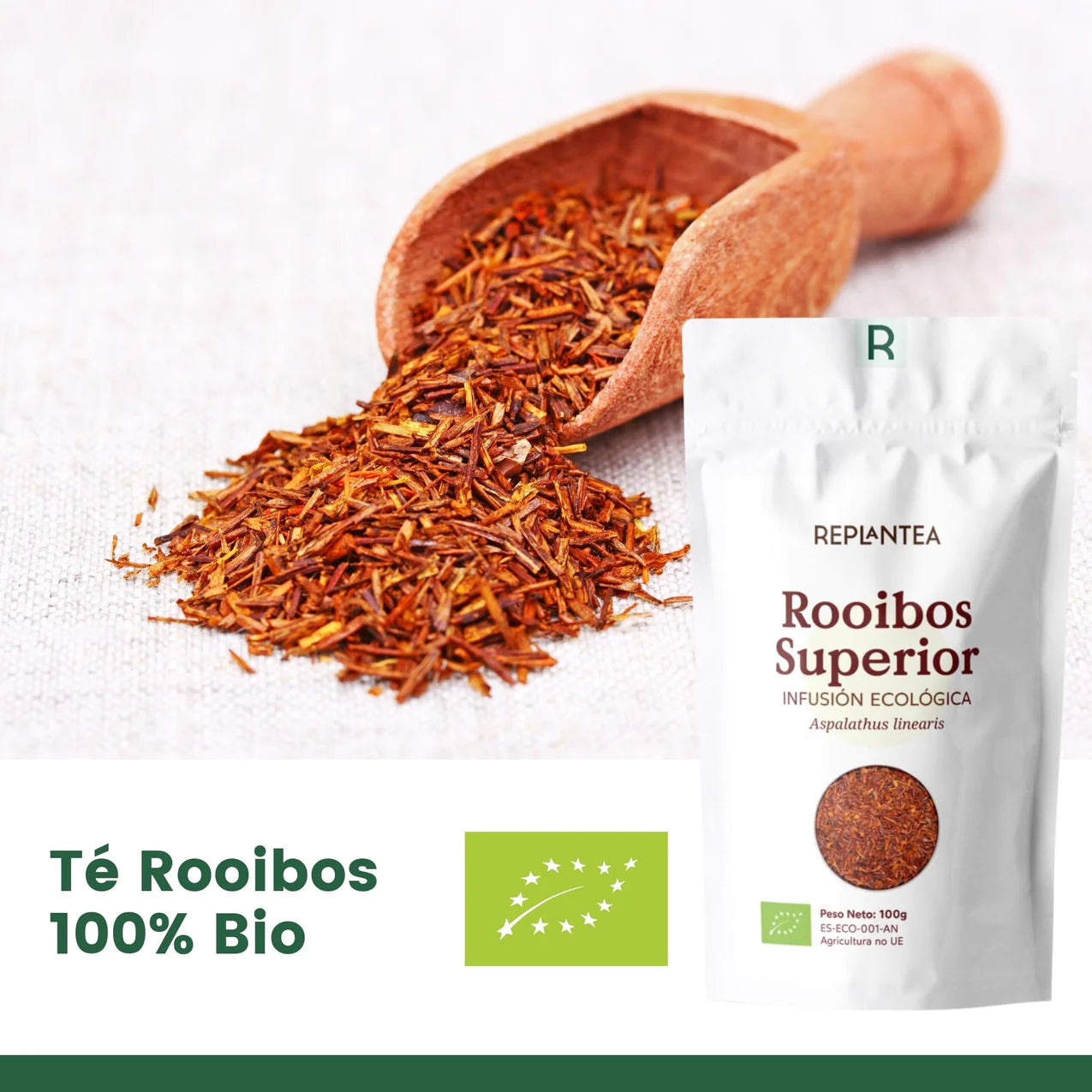 Rooibos Puro Calidad Superior Ecológico 100g