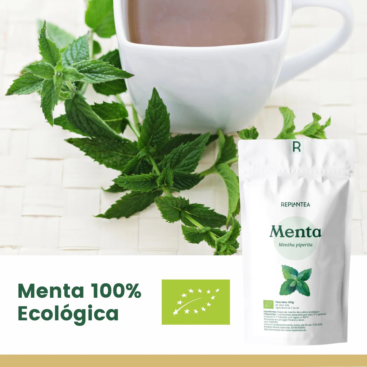 Infusión de Menta Ecológica 100g