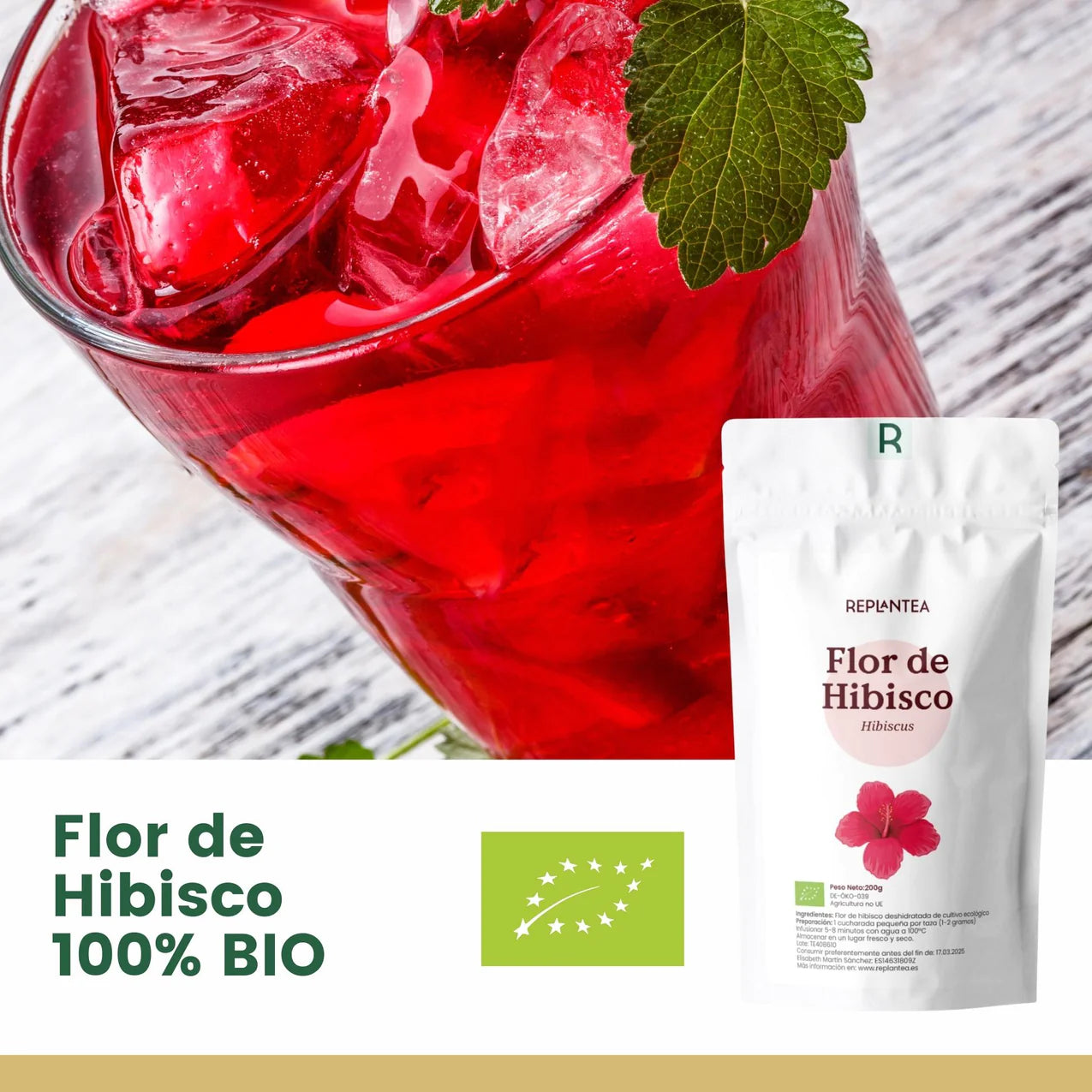 Infusión de Flor de Hibisco Ecológica 200g