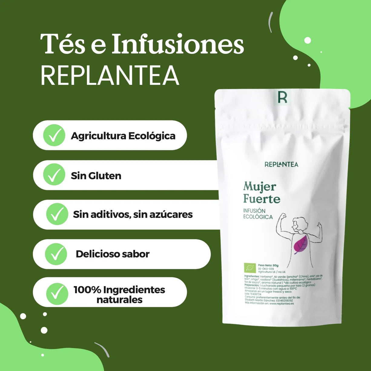 Infusión Mujer Fuerte Ecológica 80g
