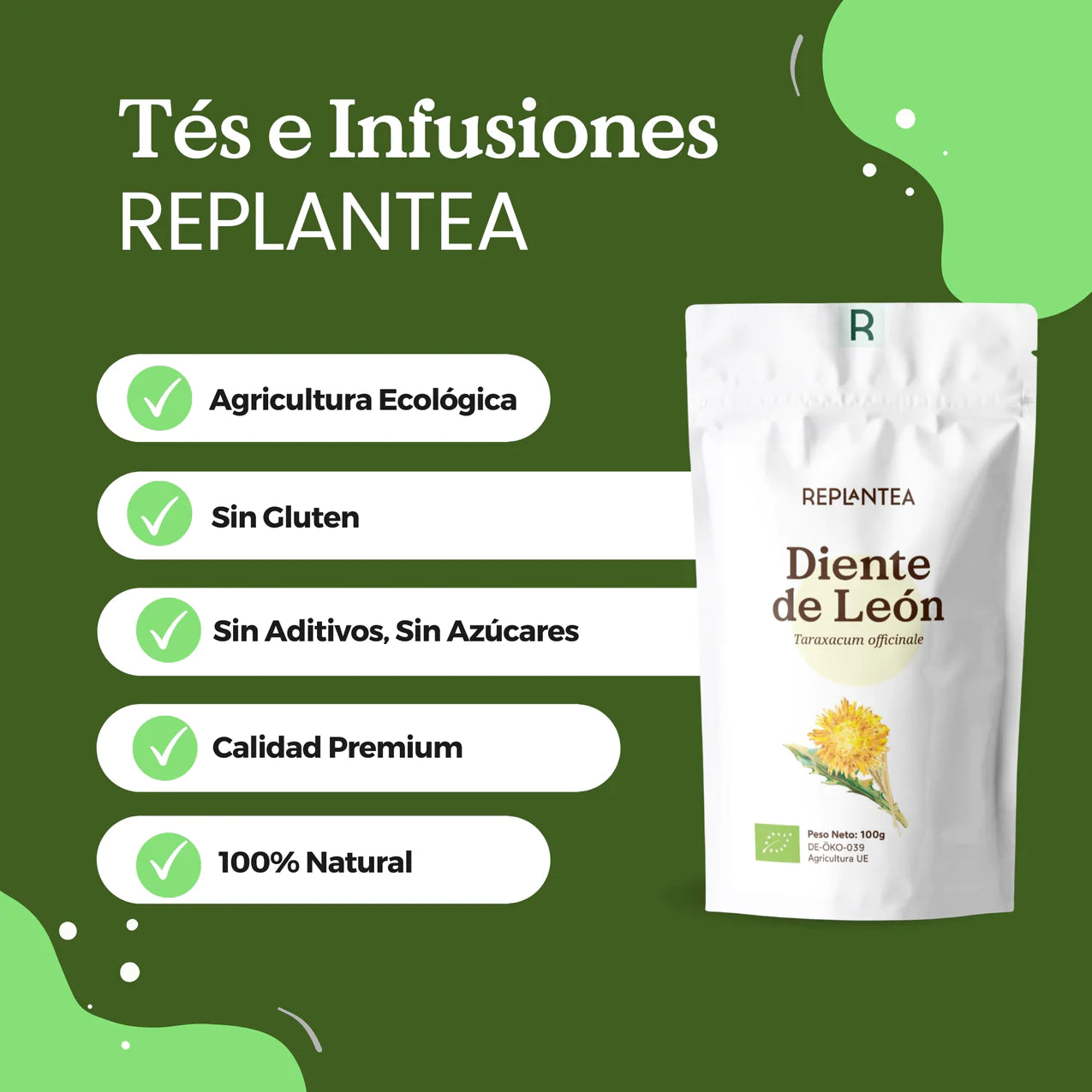 Infusión de Diente de León Ecológica 100g