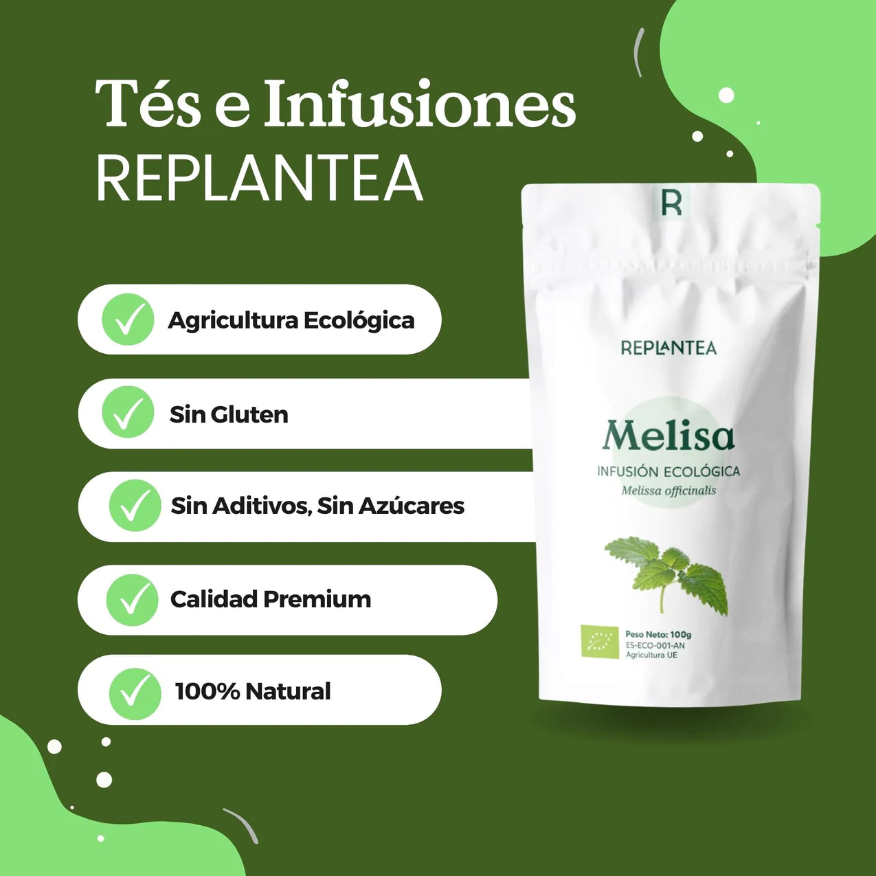 Infusión de Melisa Ecológica 100g