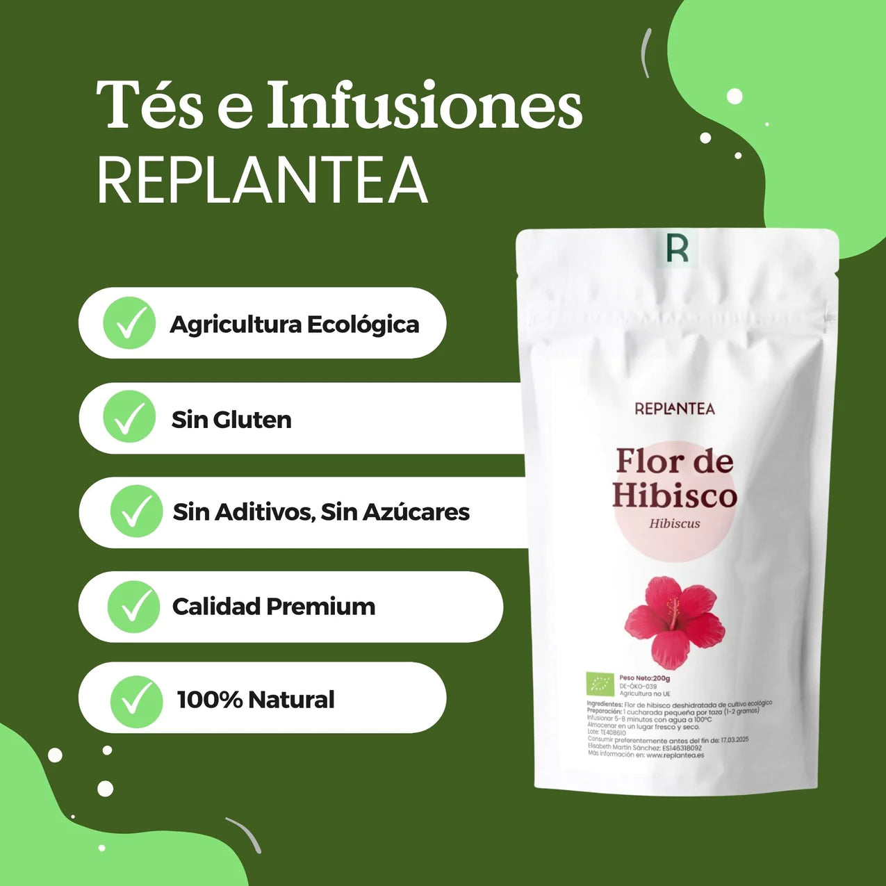 Infusión de Flor de Hibisco Ecológica 200g