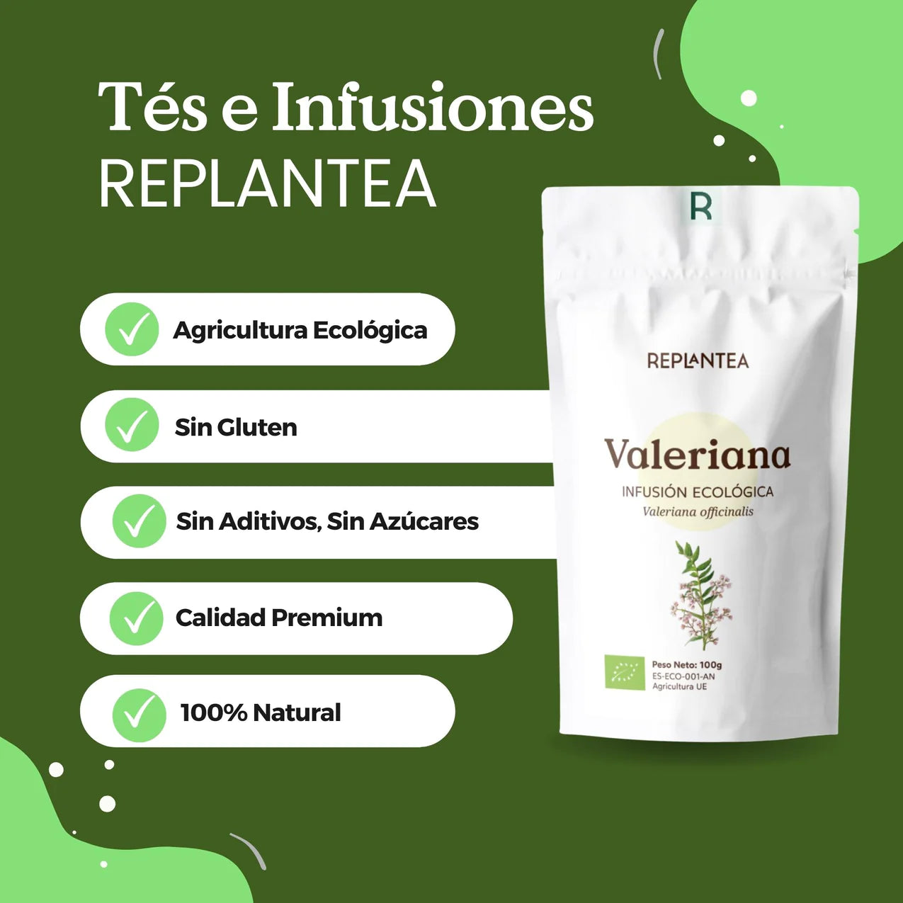 Infusión de Raíz de Valeriana Ecológica 100g