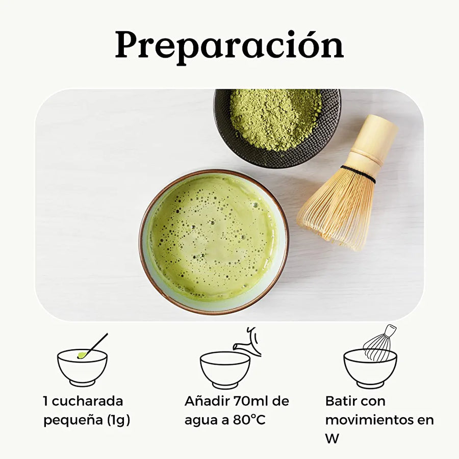 Té Matcha Ceremonial Japonés Ecológico 50g
