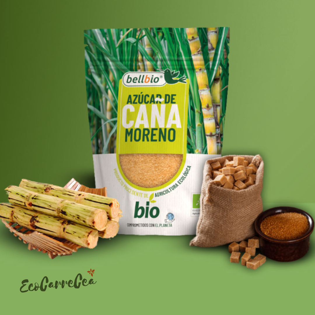 Azúcar de caña morena ecológica