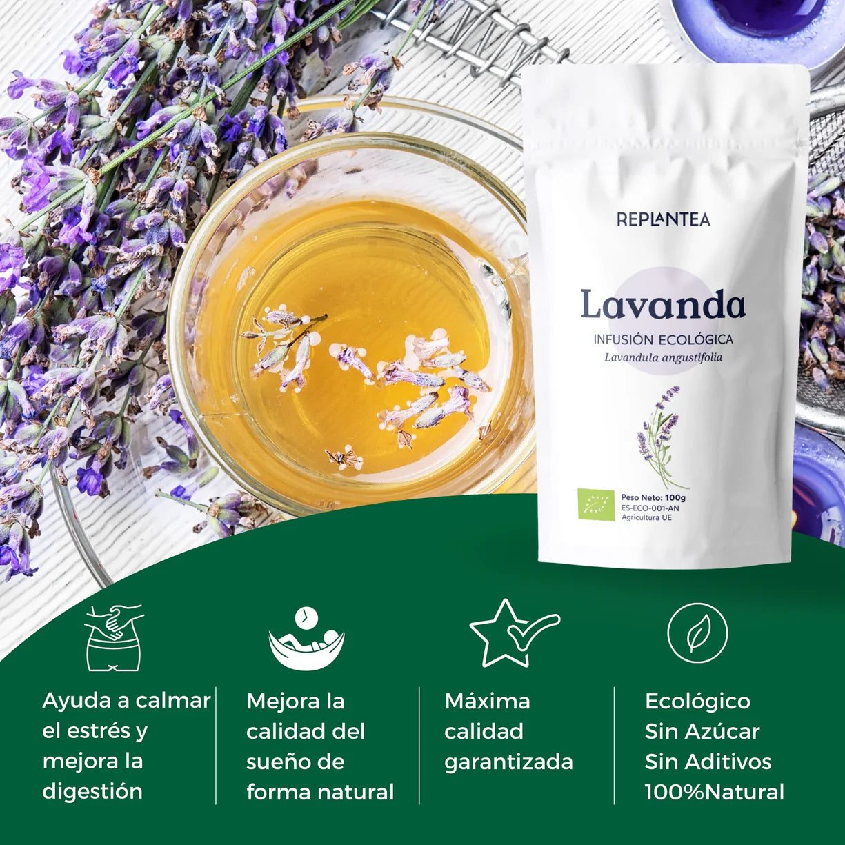 Infusión de Lavanda Ecológica 100g