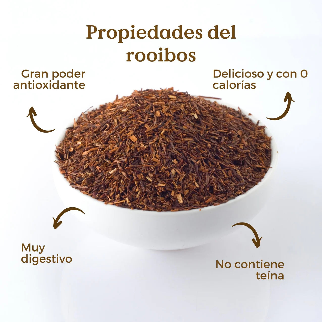 Rooibos Puro Calidad Superior Ecológico 100g