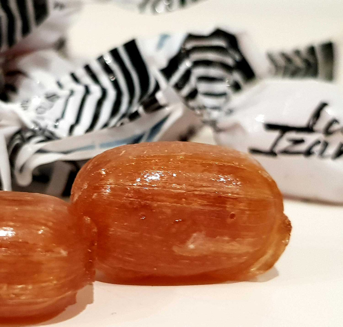 Caramelos de miel, rellenos de propóleo