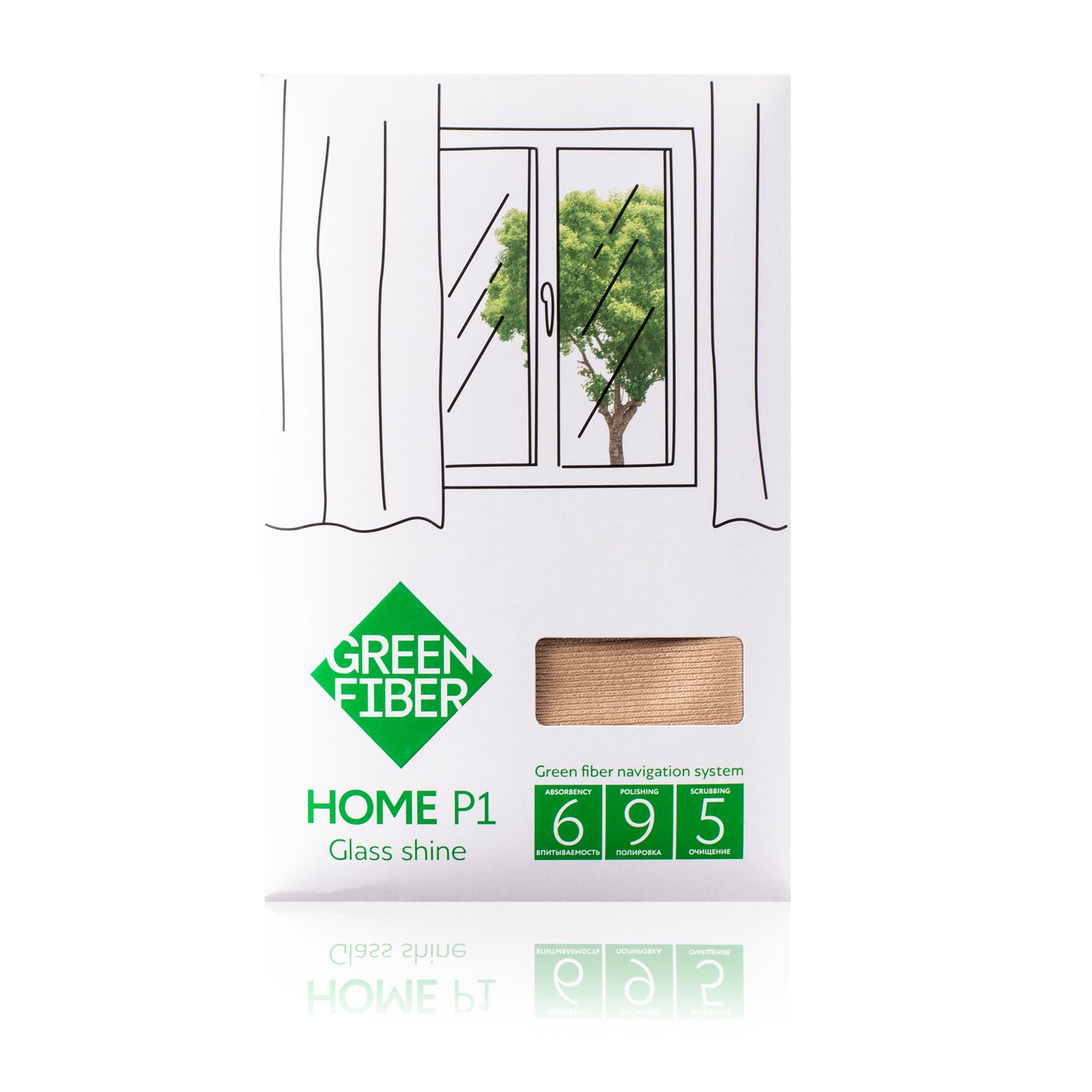 Green Fiber HOME P1 Fibra para cristal