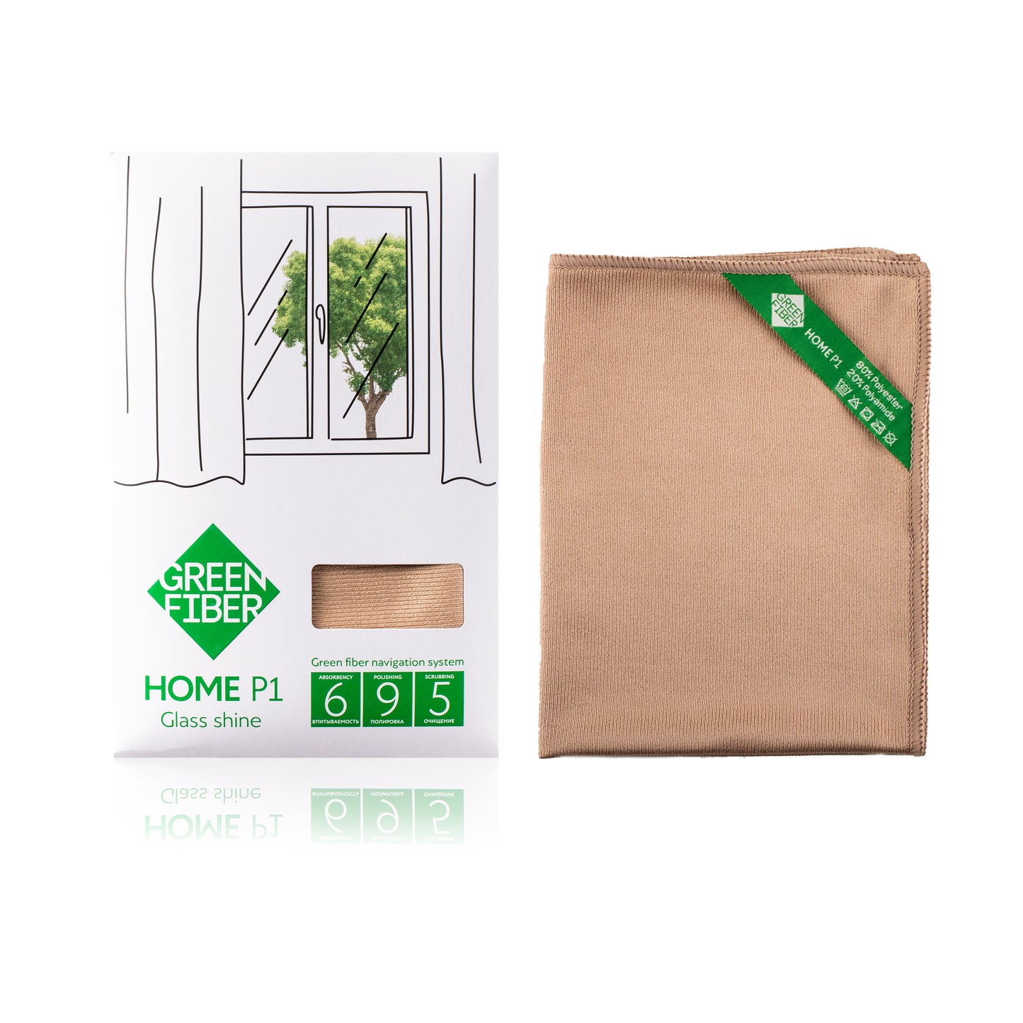 Green Fiber HOME P1 Fibra para cristal