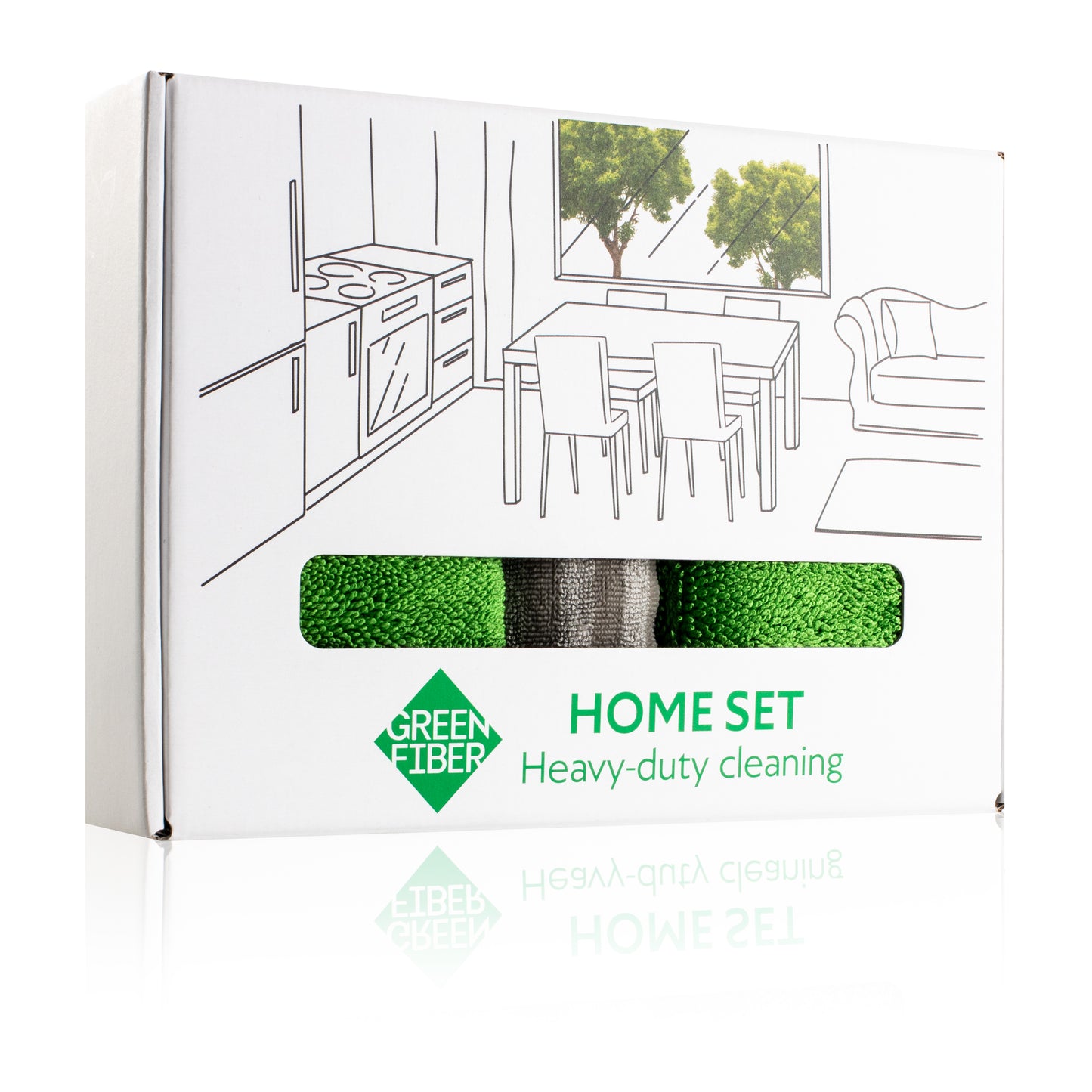 HOME SET Heavy-duty Сleaning Set Kit de limpieza intensiva