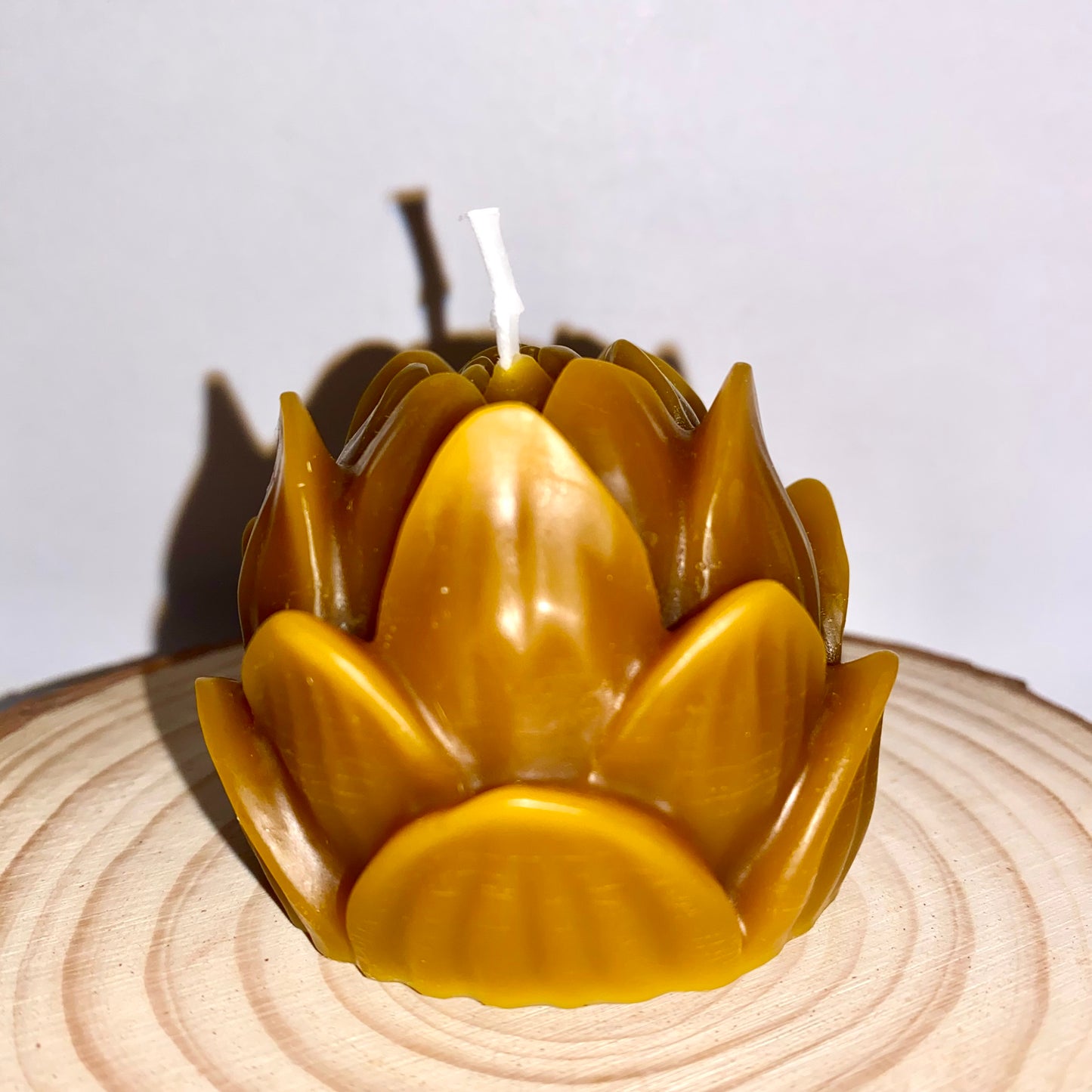 Vela de cera de abeja 100% artesana