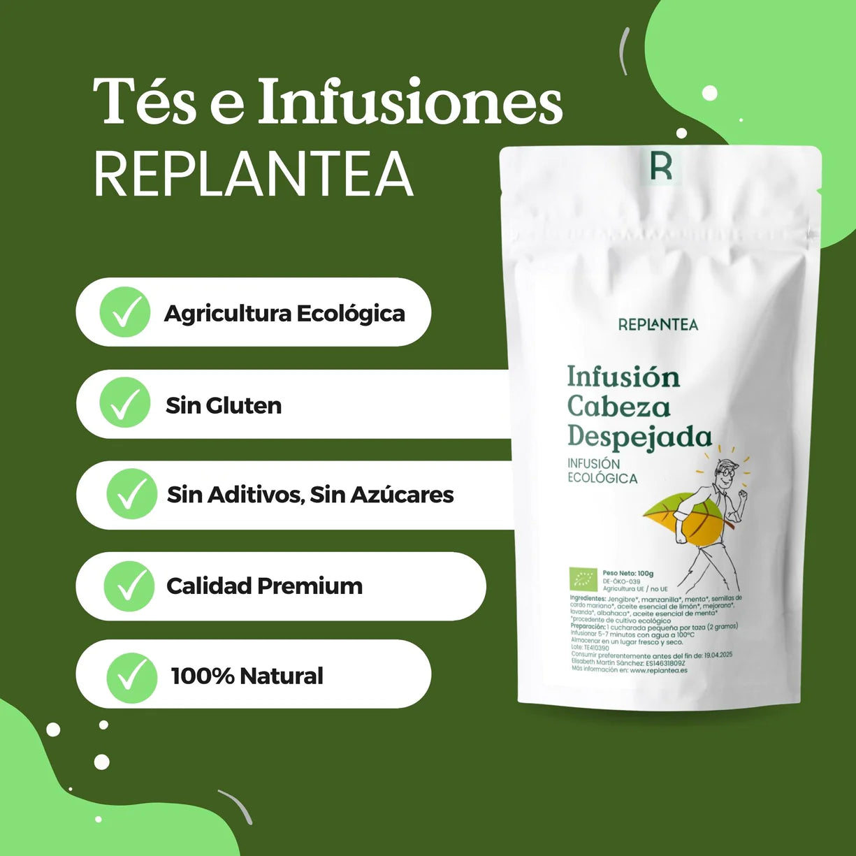 Infusión Cabeza Despejada Ecológica 100g