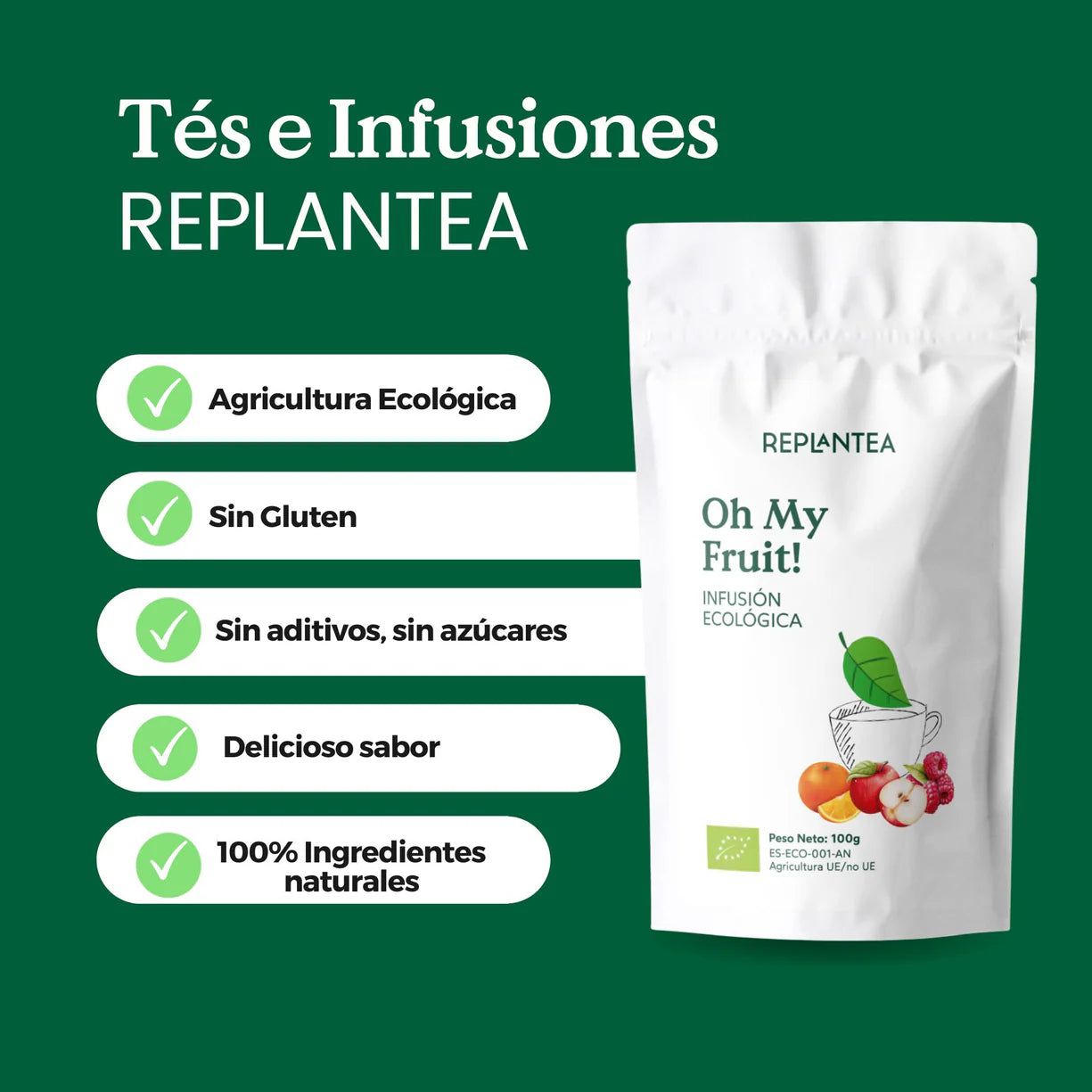 Infusión de Frutas Oh My Fruit! Ecológica 100g