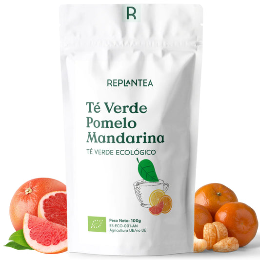 Té Verde con Pomelo, Mandarina y Granada Ecológico 100g