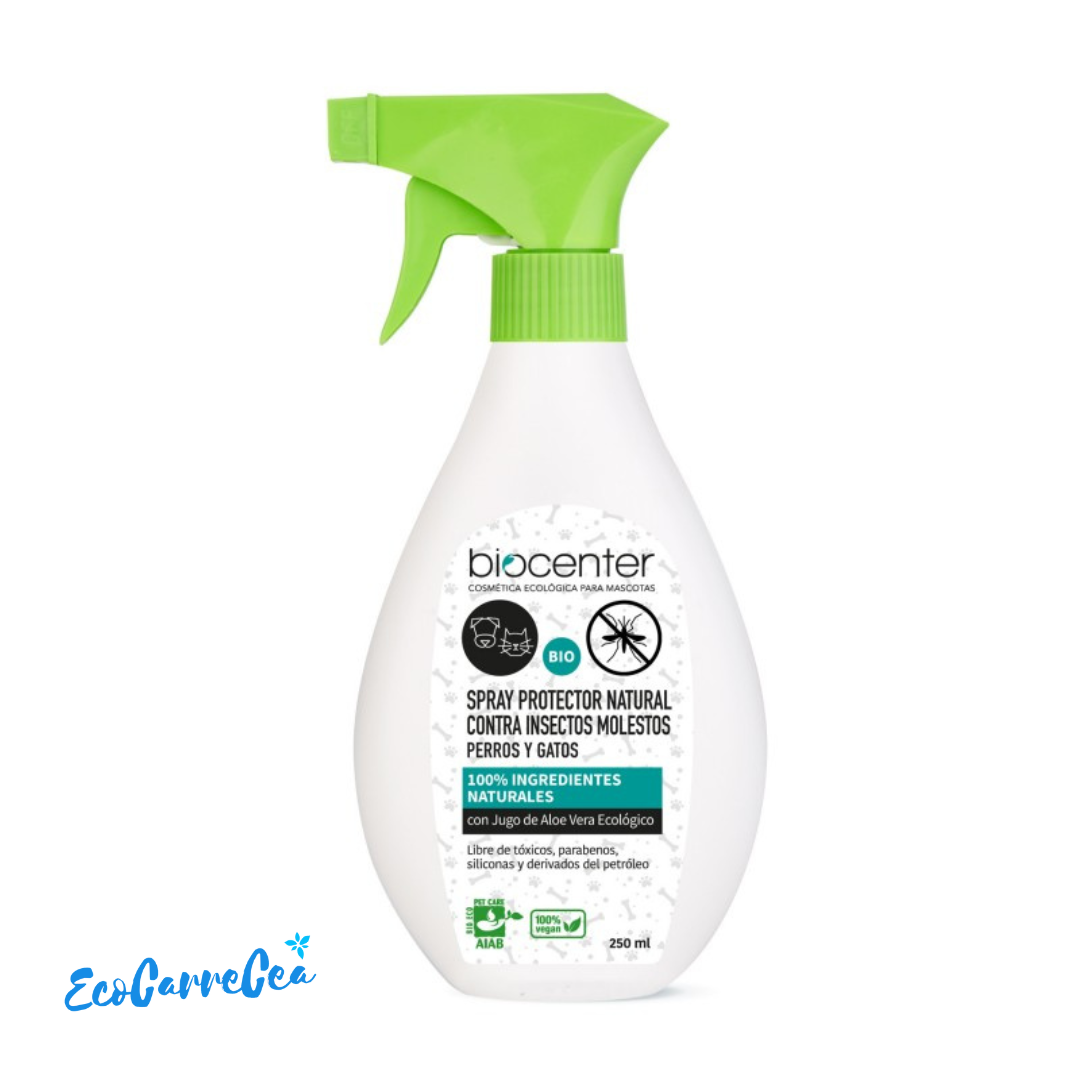Spray anti insectos para Perros y Gatos - Natural, ecológico, Vegano