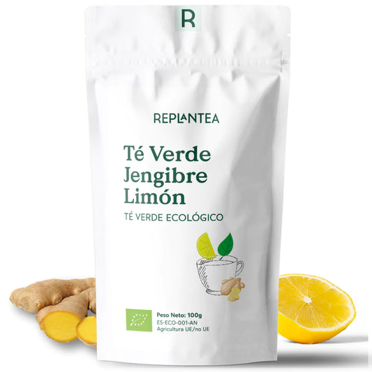 Té Verde con Jengibre y Limón Ecológico 100g