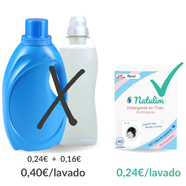 Detergente en tiras Floral