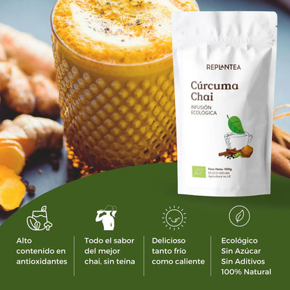 Cúrcuma Chai Ecológico 100g