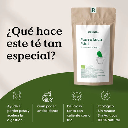 Té Verde Marrakech Mint Ecológico 90g