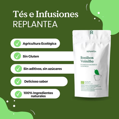 Rooibos con Vainilla y Caléndula Ecológico 90g