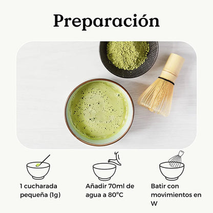Té Matcha Ceremonial Japonés Ecológico 50g