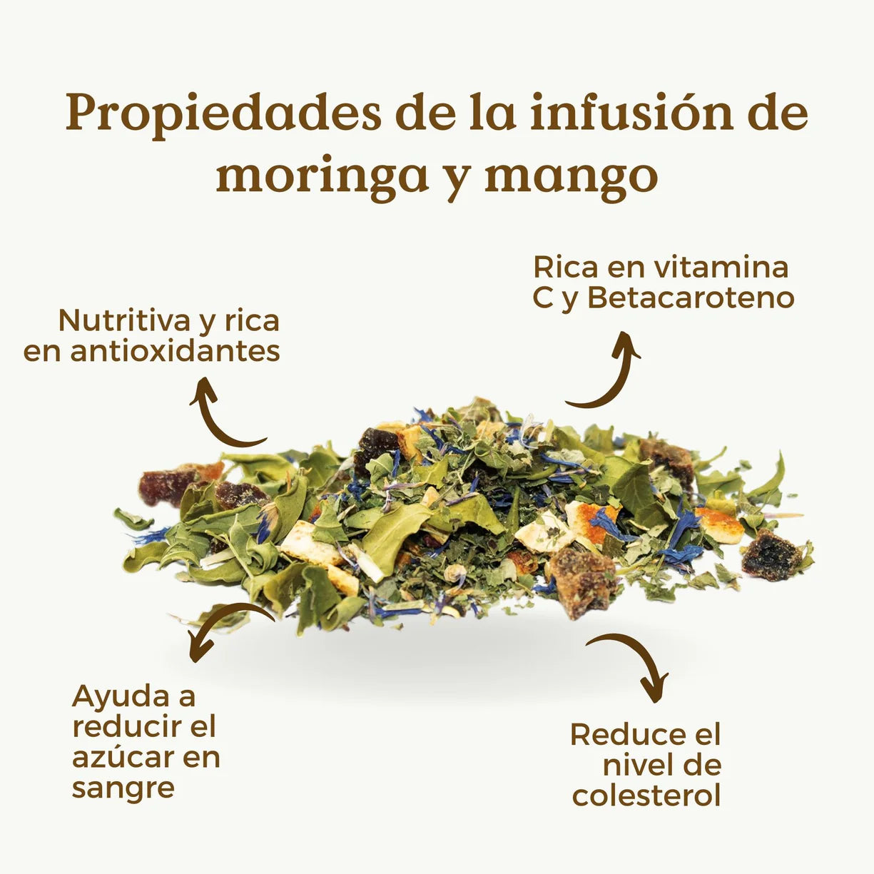 Infusión de Moringa y Mango Ecológica 100g