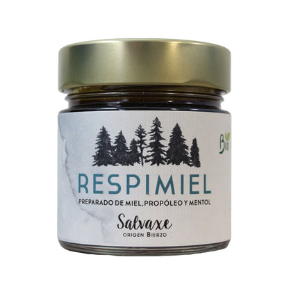 Respimiel (miel ecológica, propóleo y mentol)
