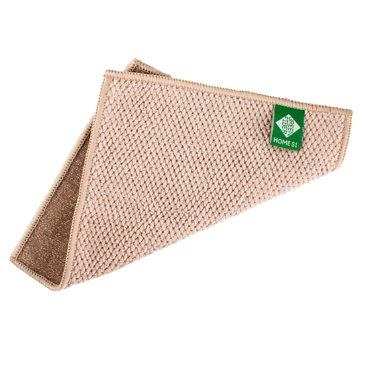 Green Fiber HOME S1 Fiber de fregar frutas - verduras - vajilla - beige