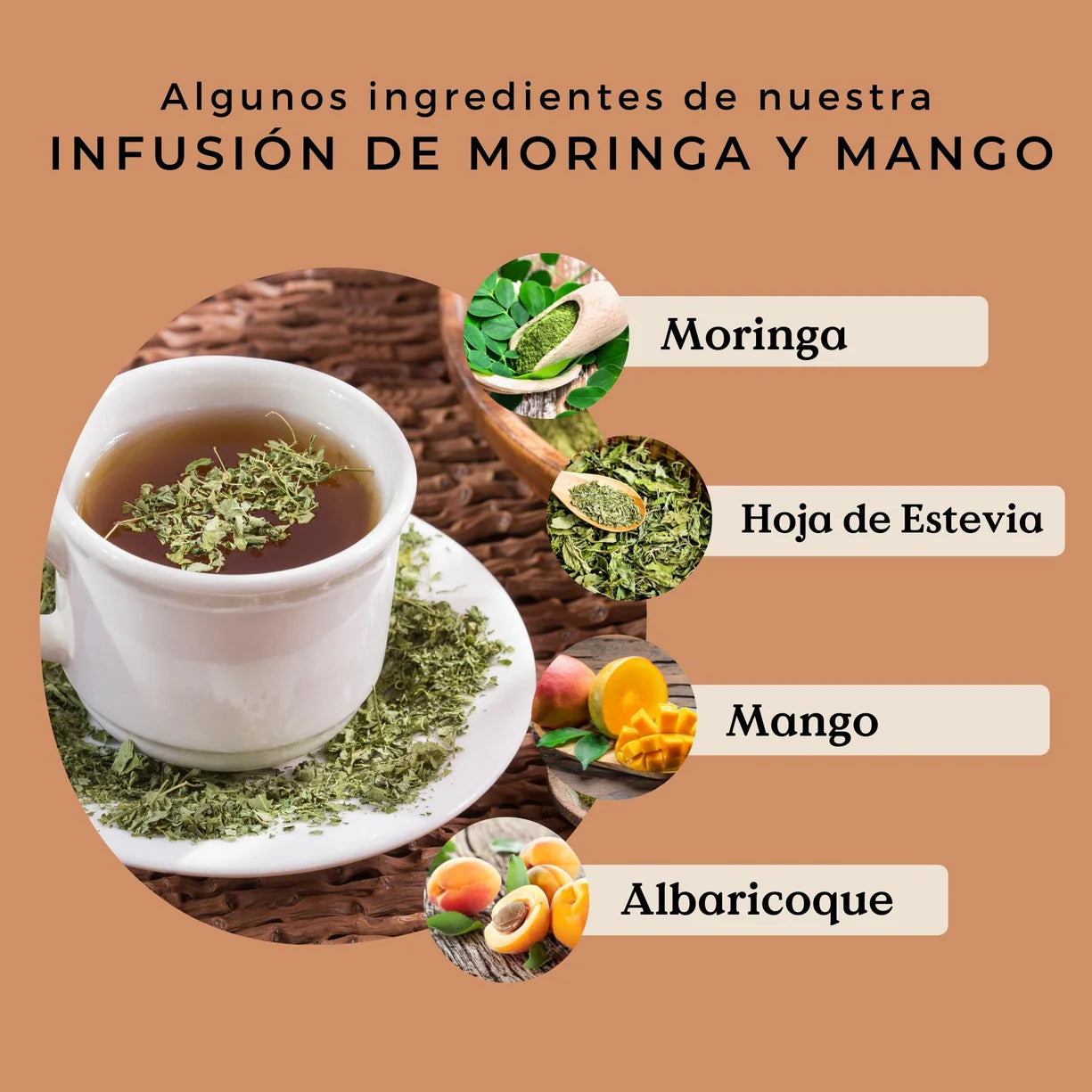 Infusión de Moringa y Mango Ecológica 100g