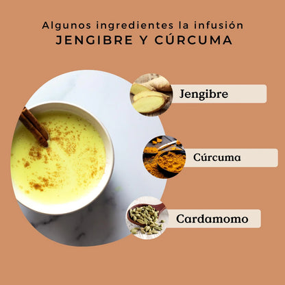 Infusión de Jengibre y Cúrcuma Ecológica 100g