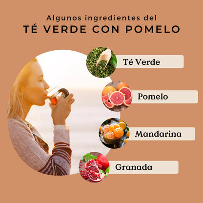 Té Verde con Pomelo, Mandarina y Granada Ecológico 100g