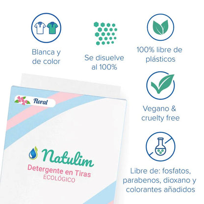Detergente en tiras Floral